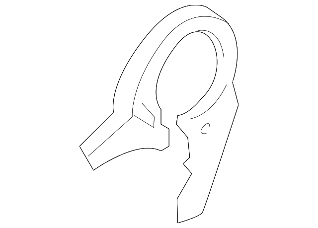 88275-1U010UP RECLINE COVER, LEFT