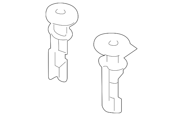 88732-2P010H9 HEADREST GUIDE, LEFT