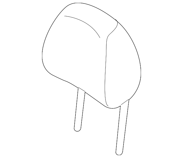 88700-1U600D6 HEADREST, LEFT