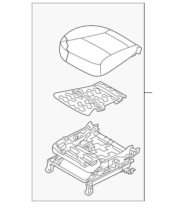 88105-1U000BD7 CUSHION ASSY, LEFT