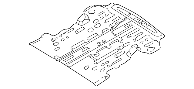 0K52Y-53710A Деталь REAR FLOOR PAN