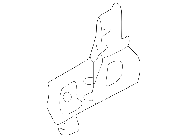 0K55A-54940B Деталь FLOOR EXTN, LEFT