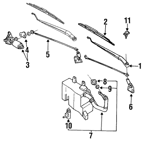Q45 WIPER COMPONENTS