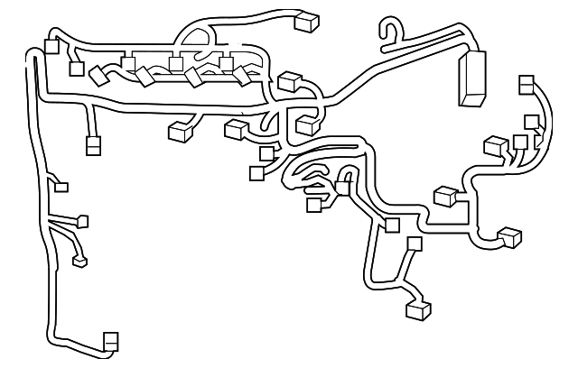82121-12J01 Деталь ENGINE HARNESS