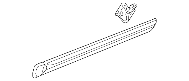 87722-2G000 Деталь BODY SIDE MLDG, RIGHT
