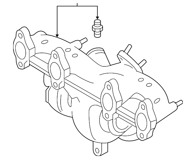 038-253-014-Q Деталь EXHAUST MANIFOLD