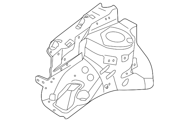 64501-1D101 Деталь APRON ASSY, LEFT