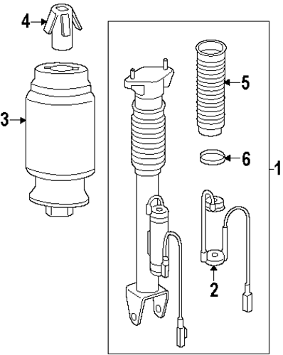 GL550 SHOCKS & COMPONENTS
