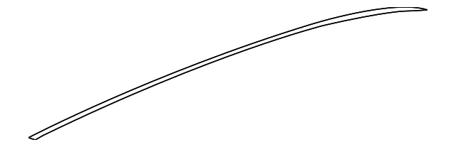 5116272AB Деталь ROOF MOLDING, LEFT