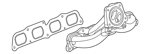 12627069 EXHAUST MANIFOLD
