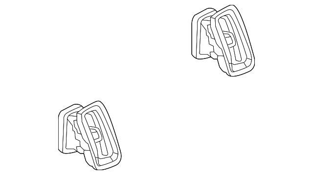 23250049 Деталь AIR OUTLET, RIGHT