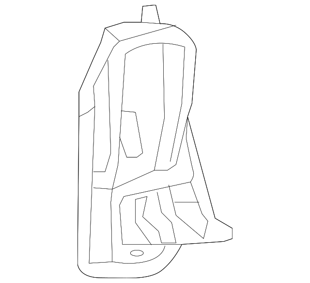 22904200 Деталь FLOOR DUCT, RIGHT
