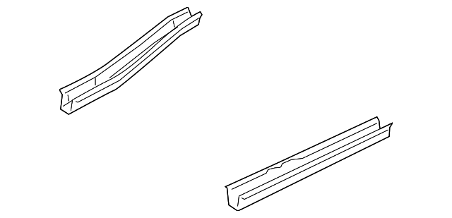 65210-0W000 Деталь CENTER RAIL, LEFT