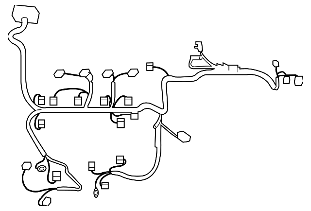 82121-0DM70 Деталь ENGINE HARNESS