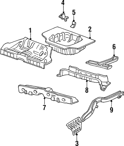 Sonata REAR FLOOR & RAILS