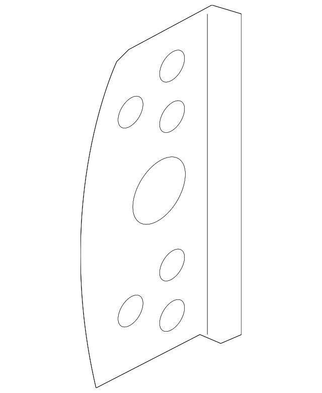 41-21-2-758-139 Деталь REINF PLATE, LEFT