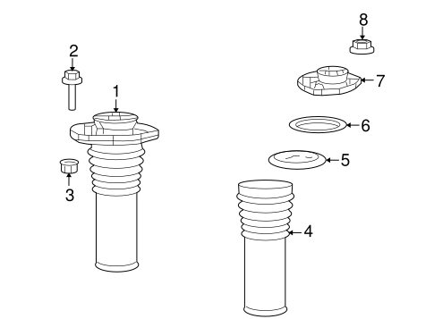 Sprinter 2500 STRUTS & COMPONENTS