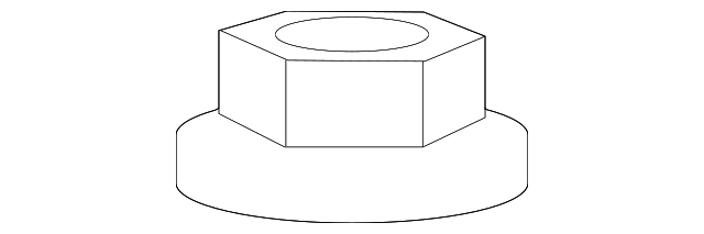 5125760AA Деталь MOUNT BUSHING LOCK NUT, LEFT