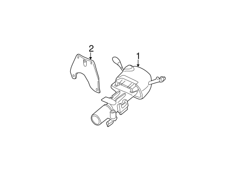 DeVille STEERING COLUMN ASSEMBLY