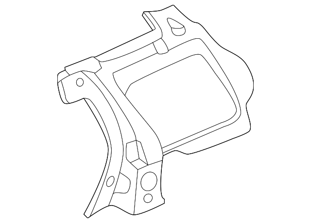 76630-0W030 Деталь INNER PANEL, RIGHT