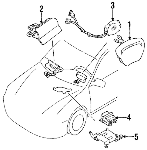 Escort AIR BAG COMPONENTS