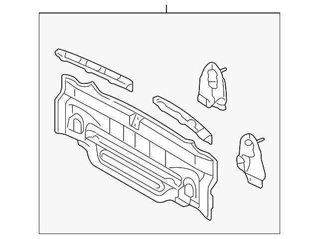 58307-33150 Деталь REAR BODY PANEL