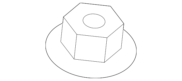 11546774 Деталь TOP NUT, LEFT