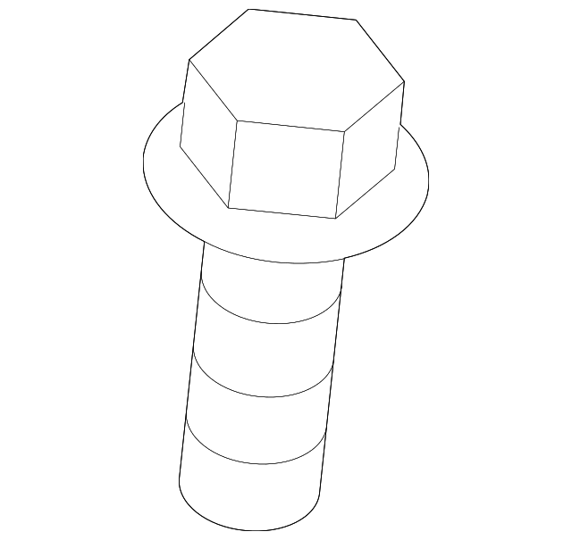 11546866 Деталь STRUT MOUNT BOLT, RIGHT