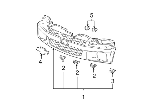 Colorado GRILLE & COMPONENTS