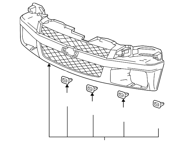 12335789 Деталь GRILLE