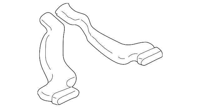 97360-2D000 Деталь REAR DUCT, LEFT