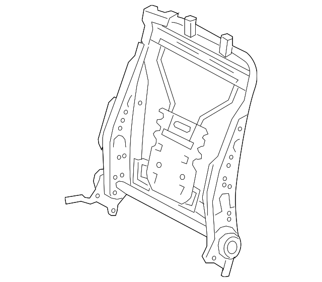 71630-52470 Деталь SEAT BACK FRAME