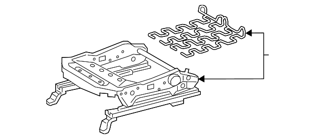 71610-52091 Деталь CUSHION FRAME