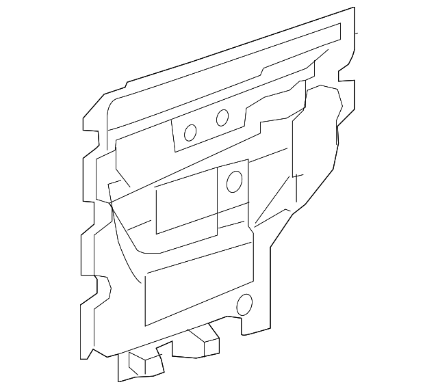 20790449 WATER DEFLECTOR, RIGHT