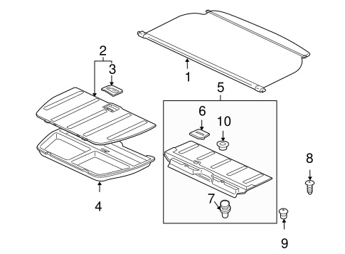 Outlander INTERIOR TRIM - REAR BODY