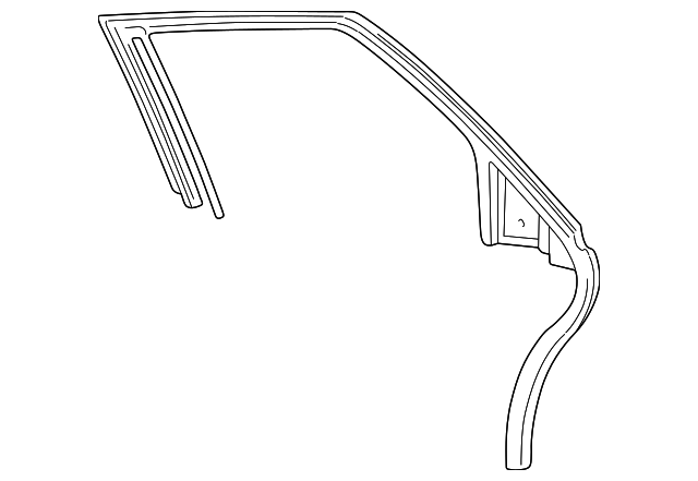 4D4-839-439-D Деталь WINDOW GUIDE, LEFT