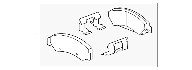 25910432 Деталь BRAKE PADS