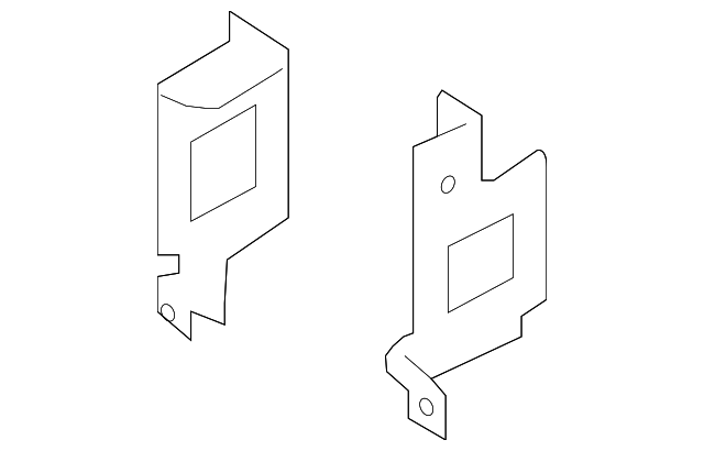 96145-2H000 Деталь RADIO SIDE BRACKET, LEFT