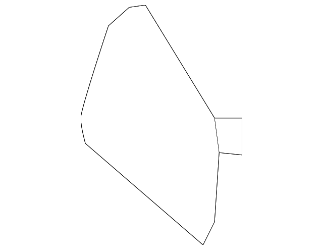 84735-A5000-RY Деталь CENTER MOLDING, LEFT