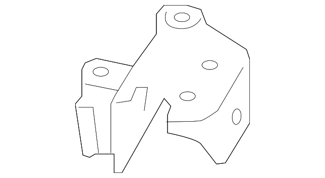55430-ZW40A FRONT BRACKET, LEFT