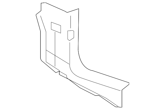766B0-1FC0A Деталь LOWER PILLAR, RIGHT