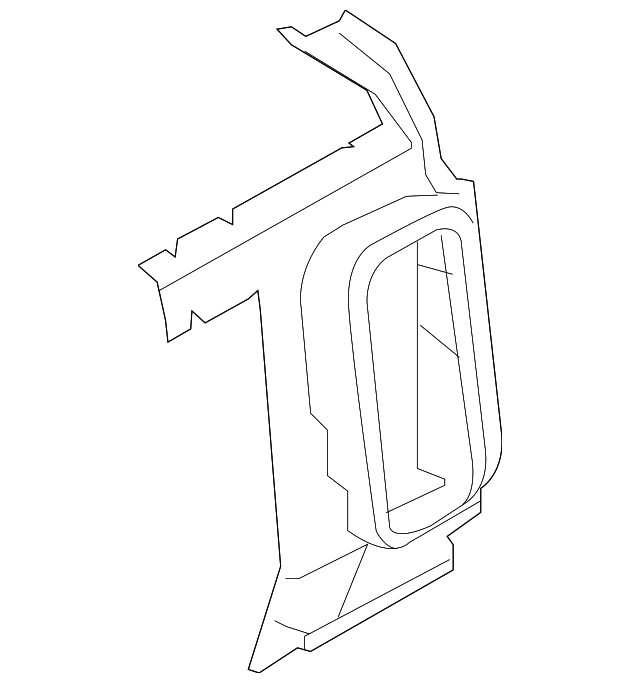 G66D1-1FCMA Деталь INNER PILLAR, LEFT