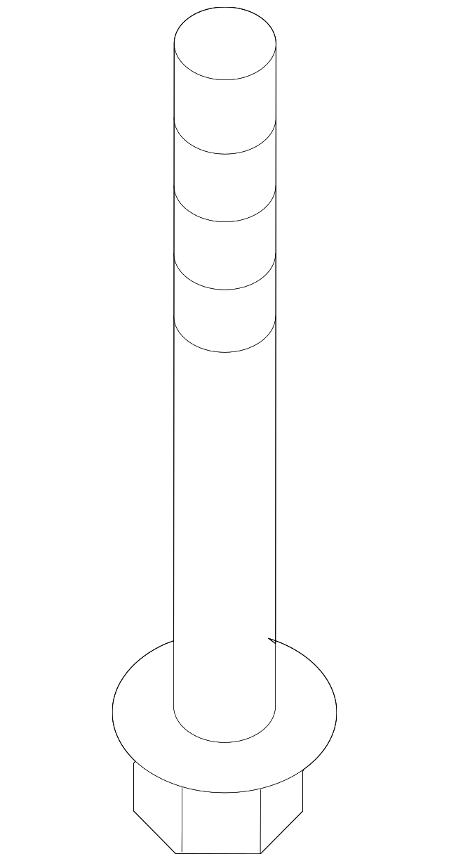 4672386Z10 Деталь SUSP CROSSMEMBER MOUNT BOLT