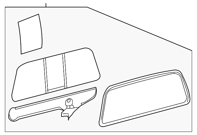 9C3Z-25422B30-A Деталь BACK GLASS