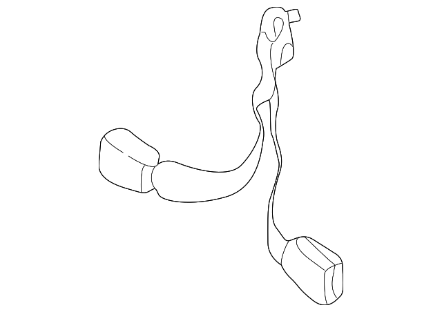 0K32A-57720A78 Деталь BUCKLE END, RIGHT
