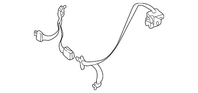 0K32A-57780A08 Деталь BUCKLE END, LEFT
