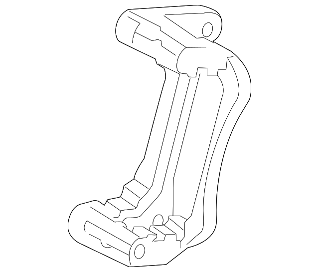 7T4Z-2B293-A Деталь CALIPER SUPPORT, LEFT