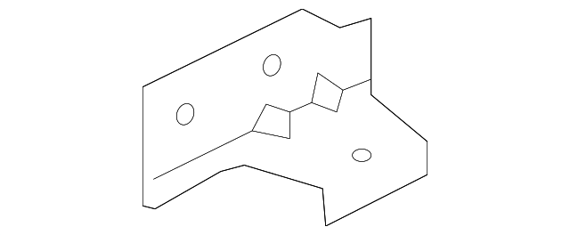 829524GA0A Деталь PULL HANDLE BRACKET, RIGHT