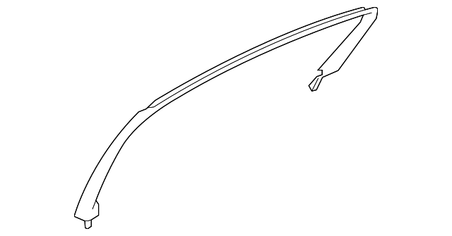 822D44GA0A Деталь UPPER MOLDING, RIGHT