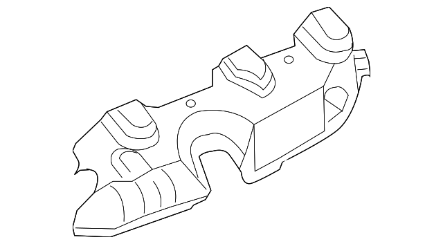 12575494 Деталь HEAT SHIELD, RIGHT